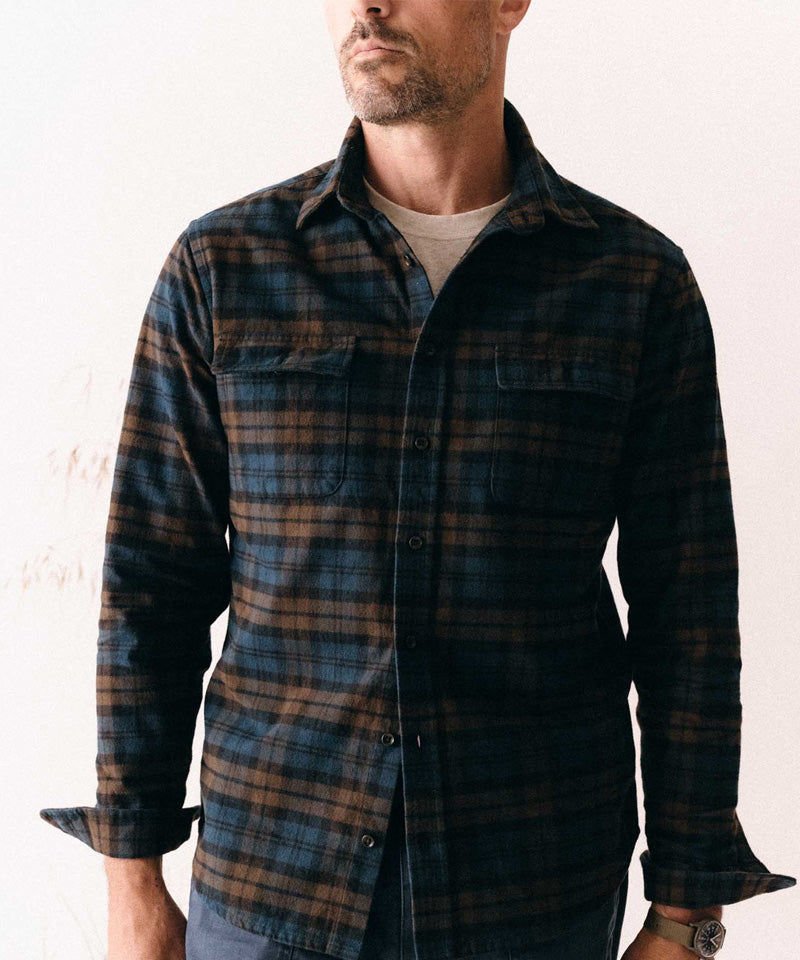 The Yosemite Shirt in Wetlands Plaid