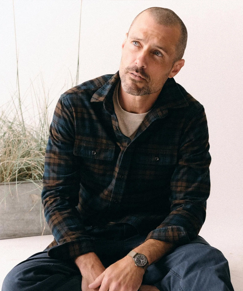 The Yosemite Shirt in Wetlands Plaid