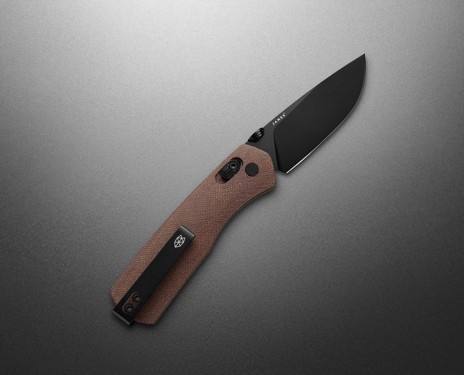 The Carter In Natural Micarta + Black