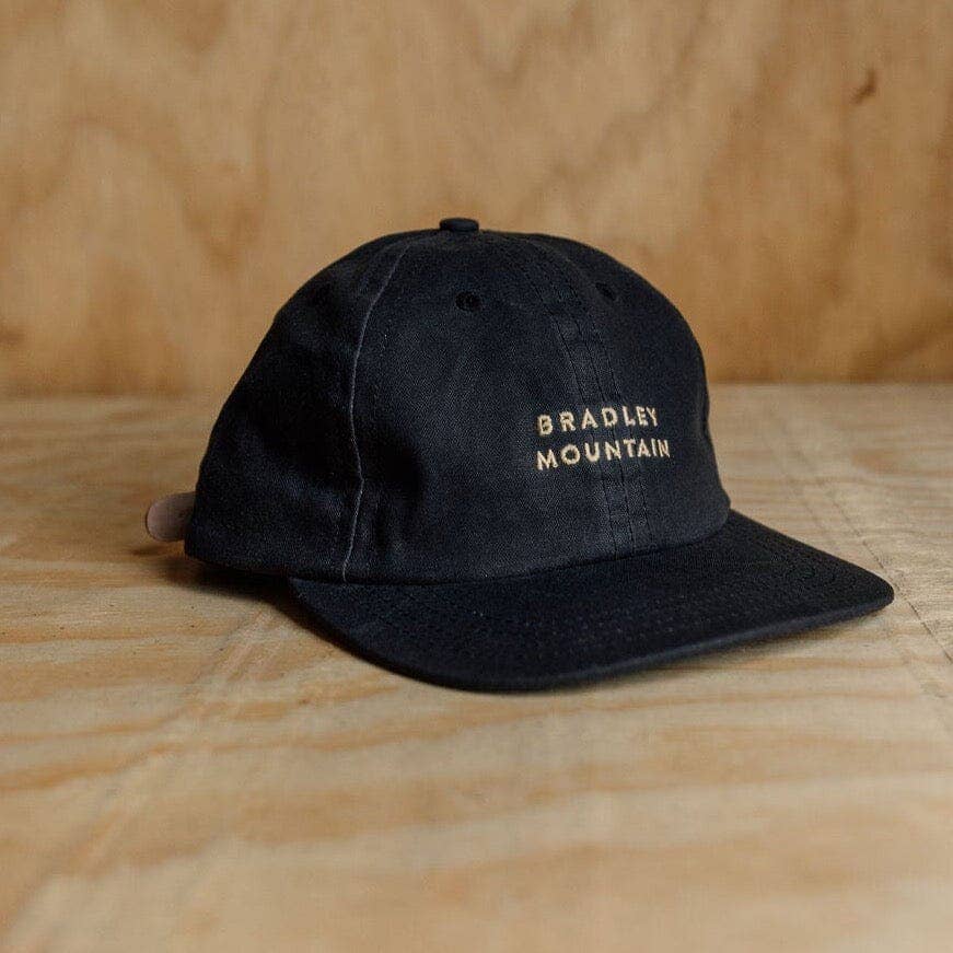Embroidered Baseball Cap in Coal