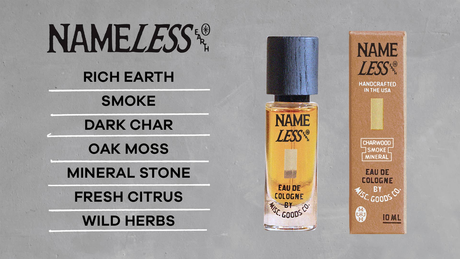 Nameless Earth Solid Cologne