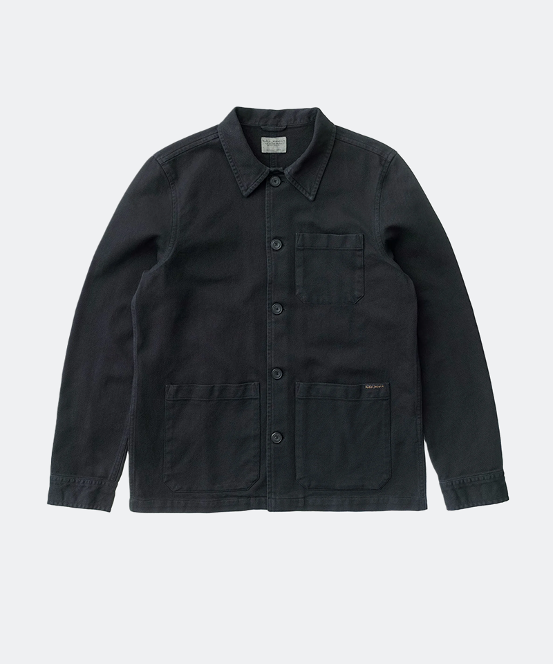 Barney Worker Jacket in Black