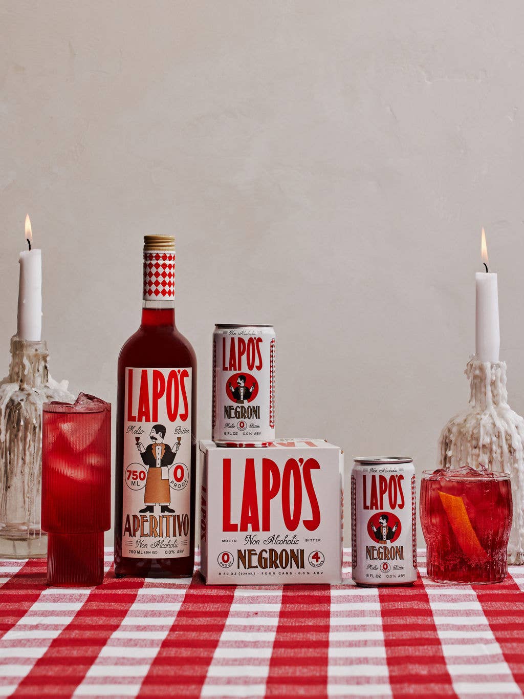 Lapo's Non-Alcoholic Aperitivo 750ml bottle