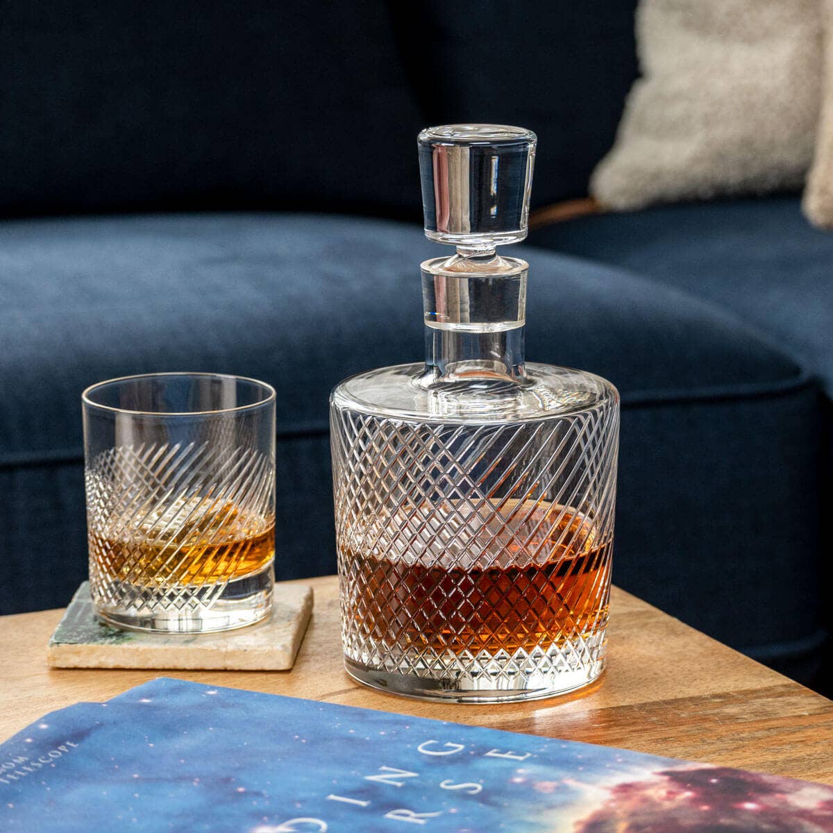 Bourbon Street Whiskey Decanter 3pc Set