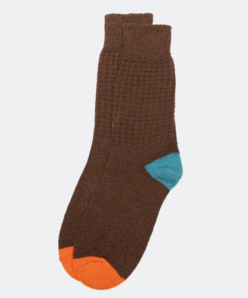 Cotton Waffle Knit Socks