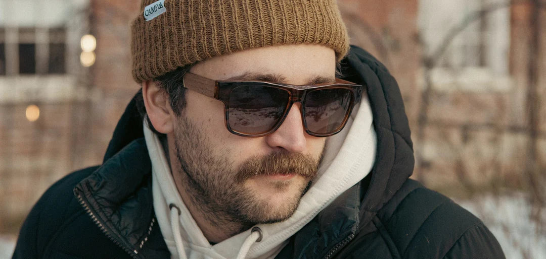 Cliff Camp Sunglasses in Tortoise Walnut