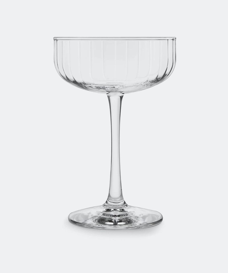 Paneled Coupe Cocktail Glass