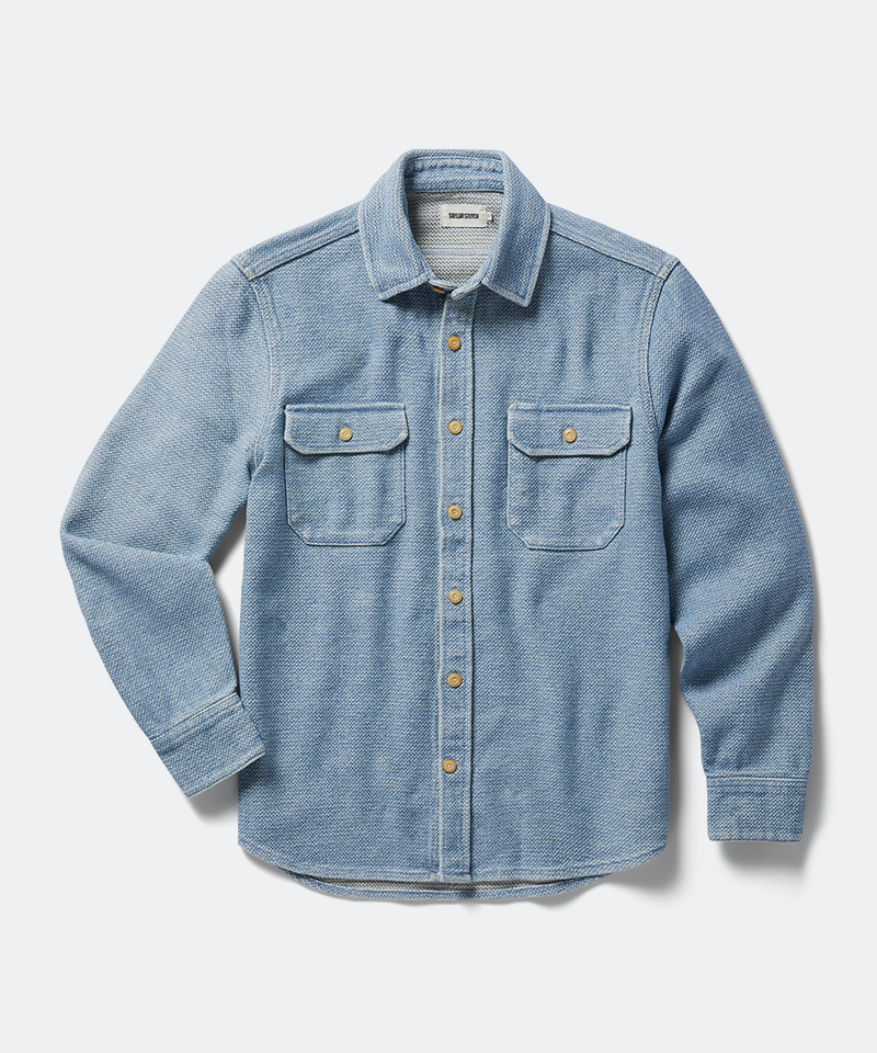 The Division Shirt in Washed Indigo