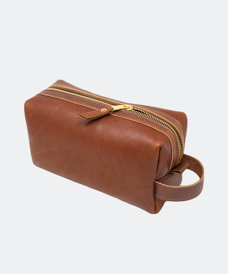 Welsh Leather Dopp Kit