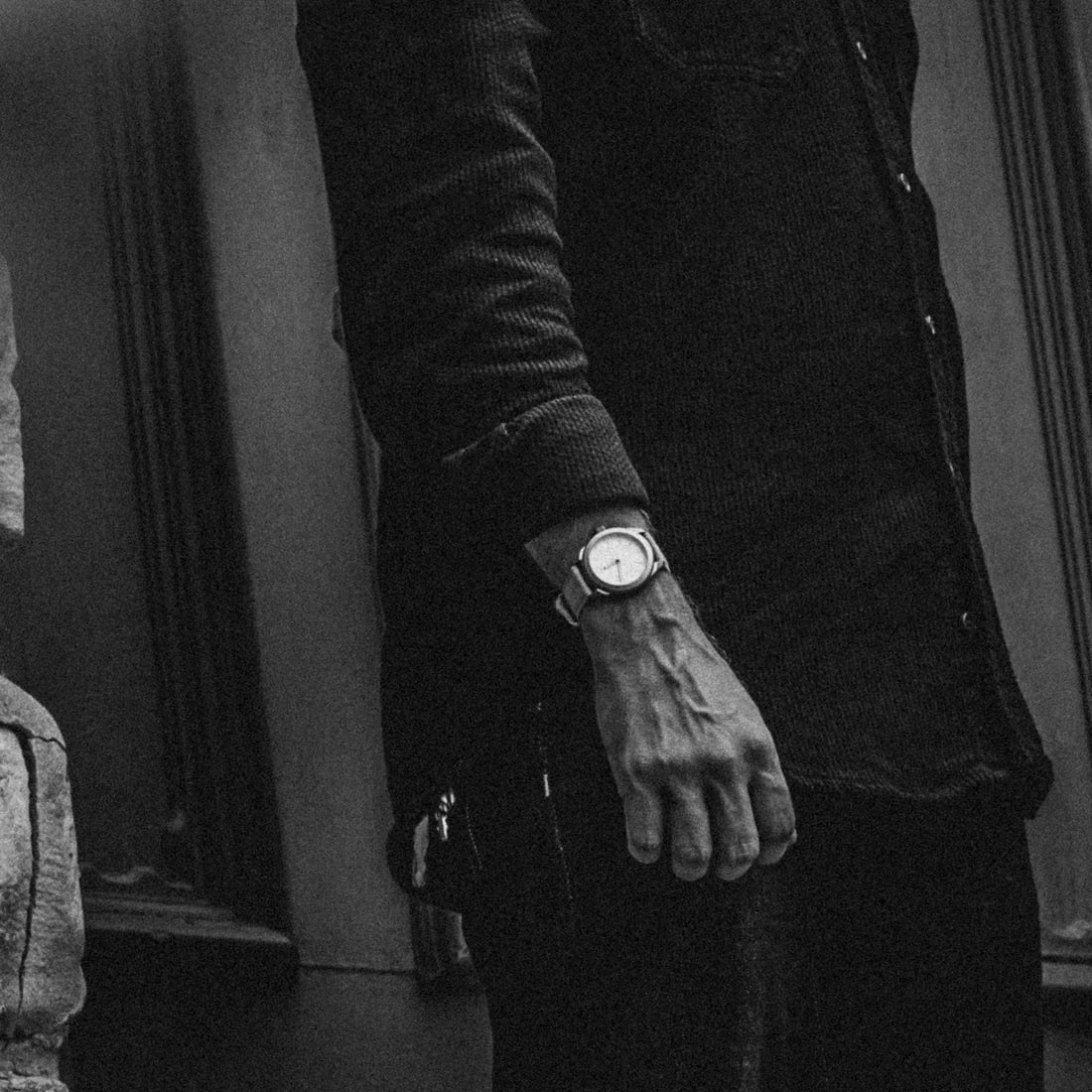 Ti Base Line Field Watch White Dial