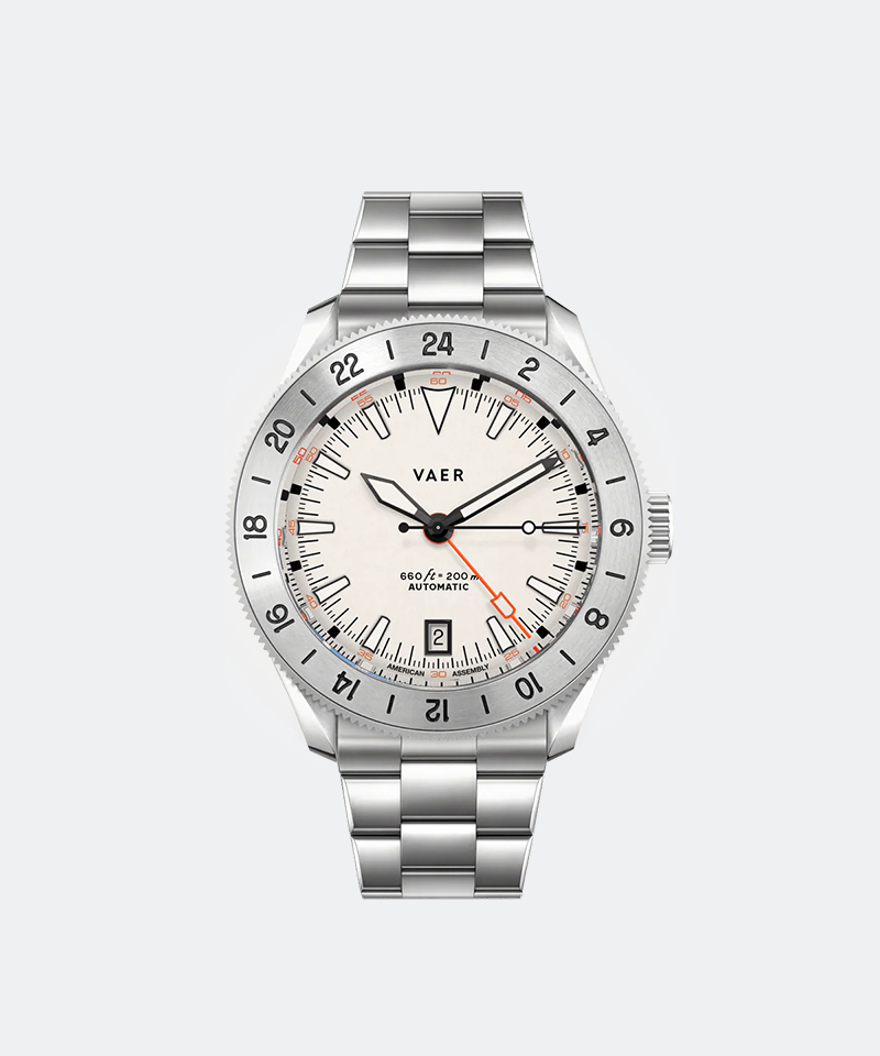 G5 Pacific Polar GMT 39mm with Elite Steel Bracelet