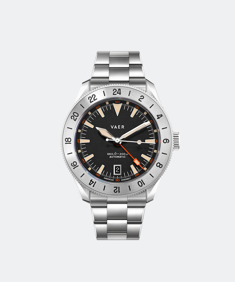G5 Pacific Steel GMT 39mm with Elite Steel Bracelet