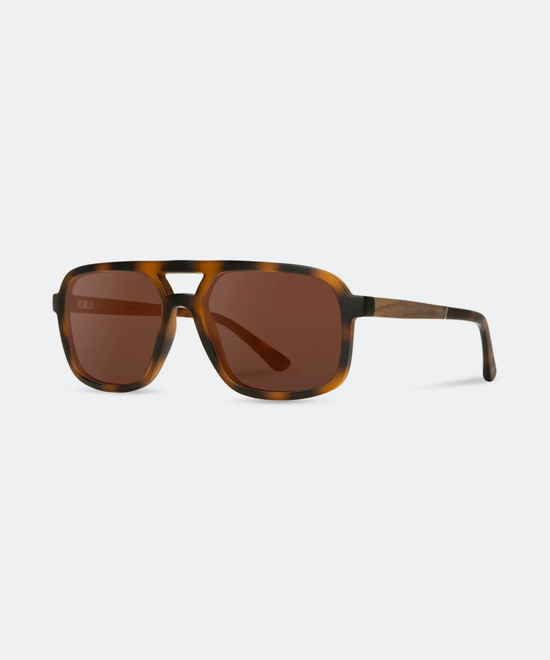 Glacier Camp Sunglasses in Matte Tortoise Walnut