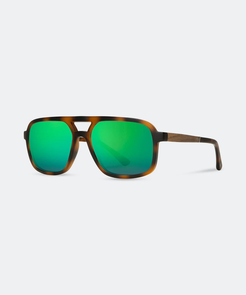 Glacier Camp Sunglasses in Matte Tortoise Walnut