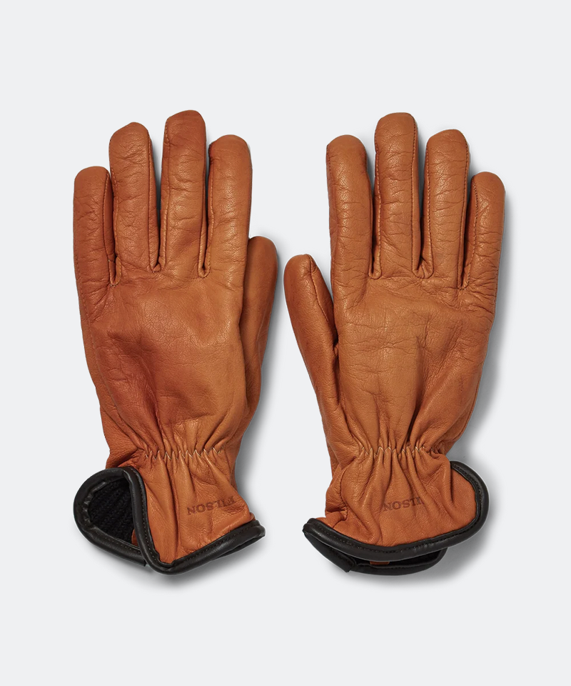 Original Lined Goatskin Gloves in Saddle Brown