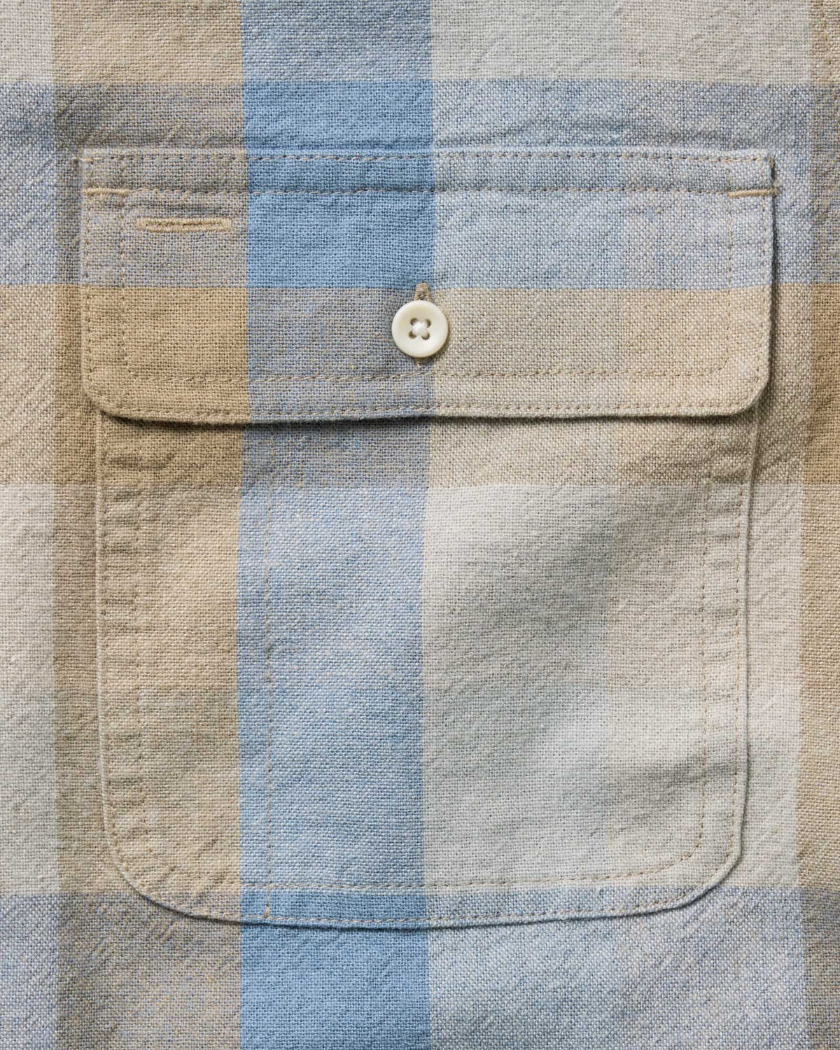 The Craftsman Shirt in Blue Sky Check