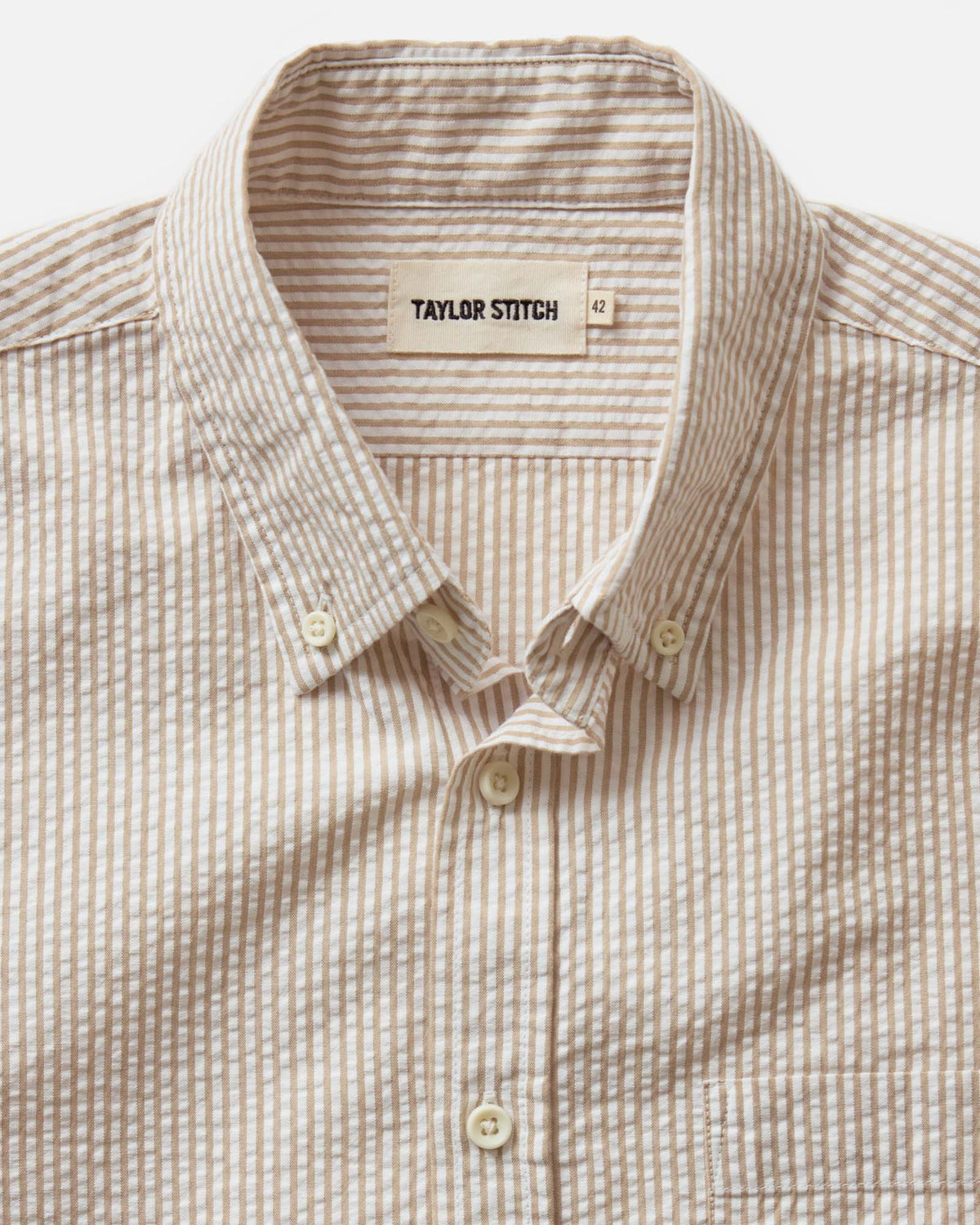 The Jack in Sand Stripe Seersucker
