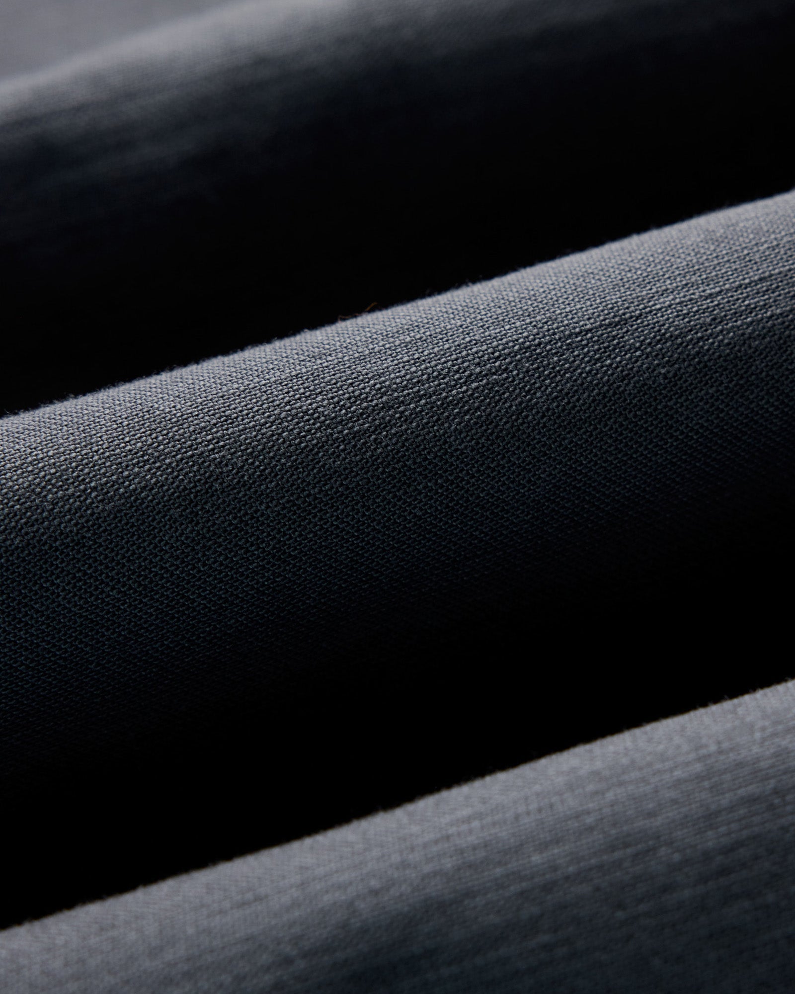 The Surplus Shirt in Faded Black Reverse Sateen