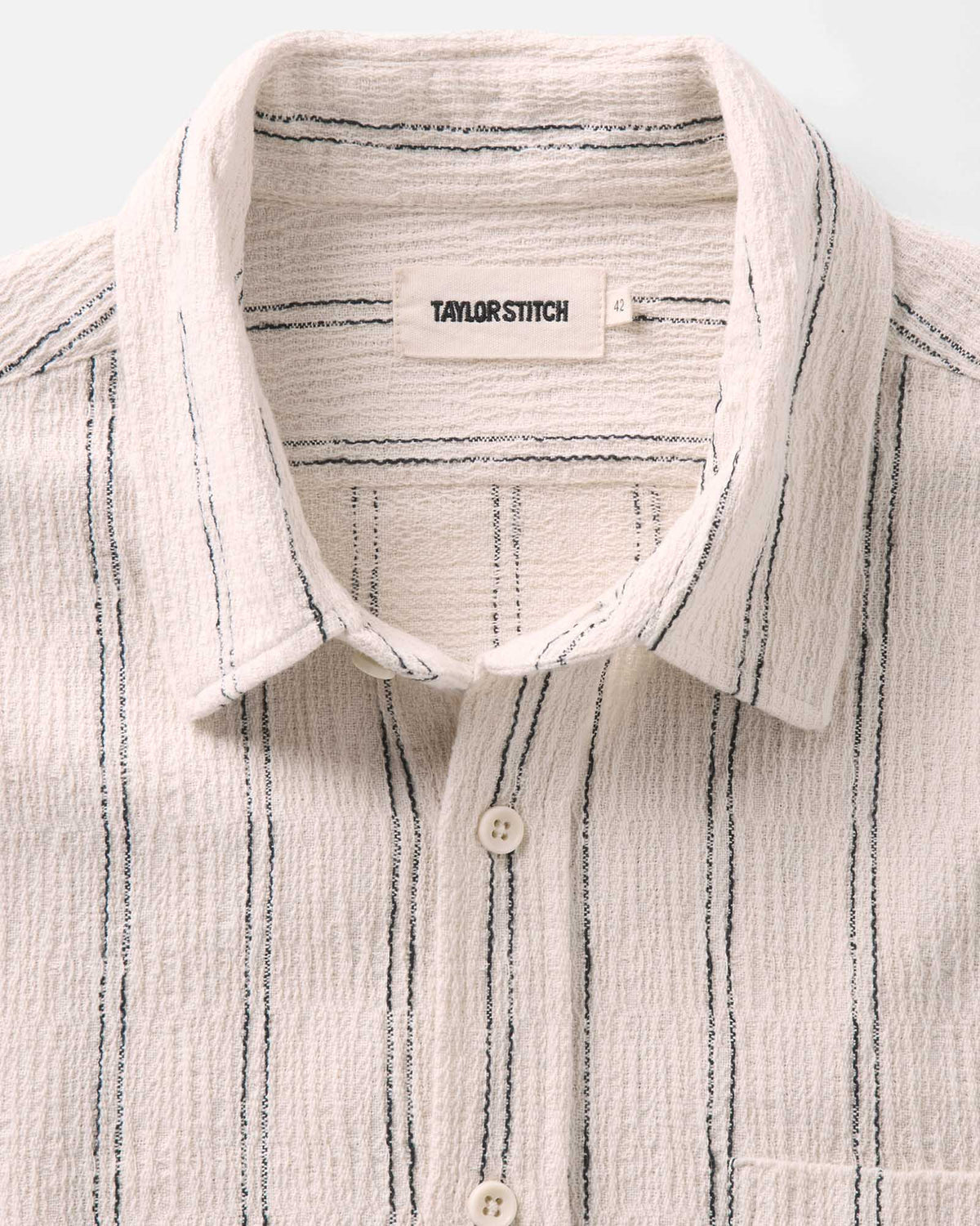 Short Sleeve California in Tide Stripe Hacci