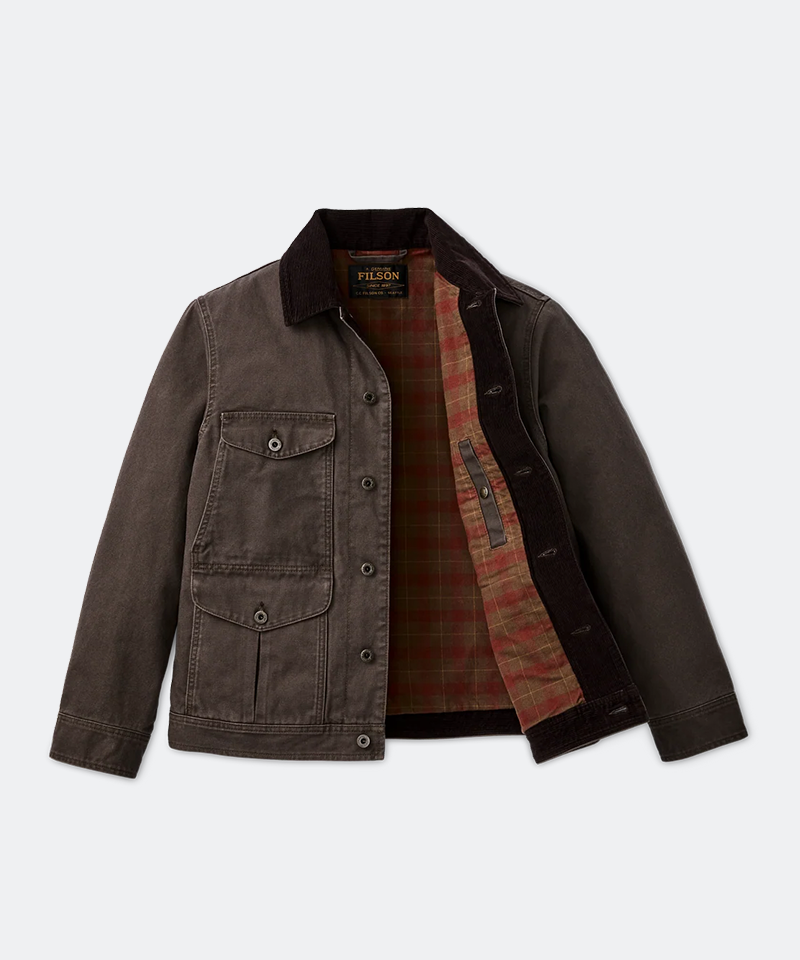 Rustic Canvas Journeyman Jacket in Bark