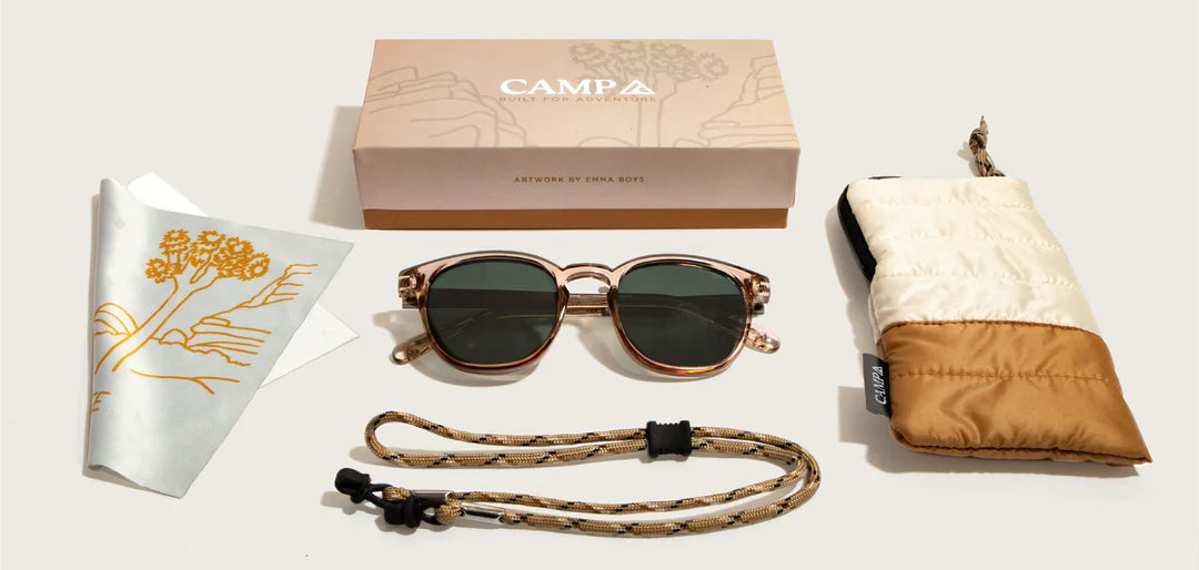 Topo Camp Sunglasses in Desert Walnut
