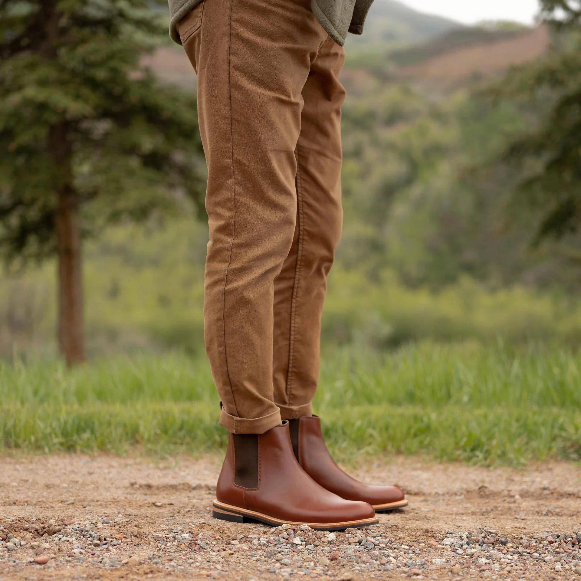All Weather Chelsea Boot in Brandy Ellicott Co