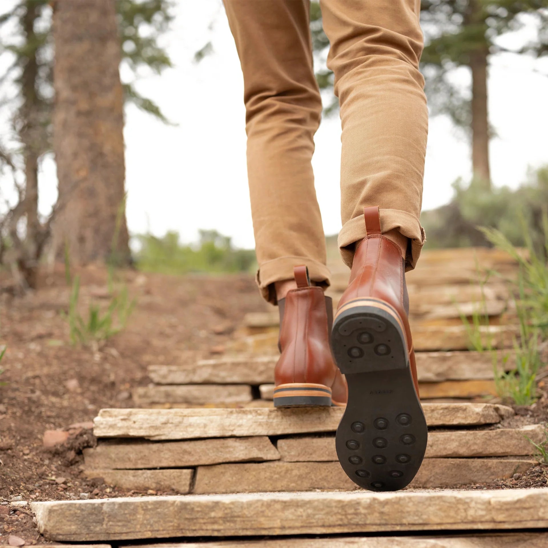 All-Weather Chelsea Boot in Brandy