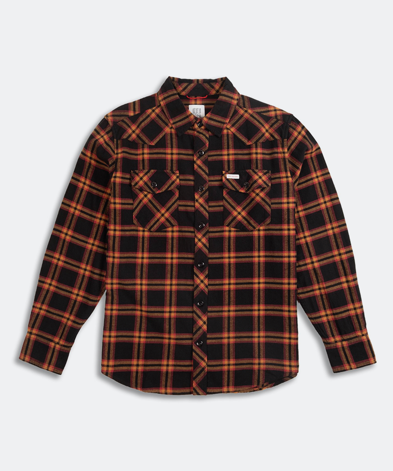 Mountain Shirt in Black/Brown Oak Multi