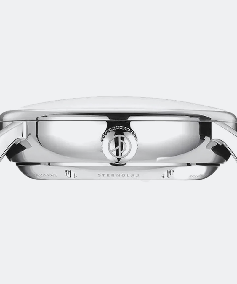 Naos Automatic 38mm - Black on Steel Milanaise Bracelet