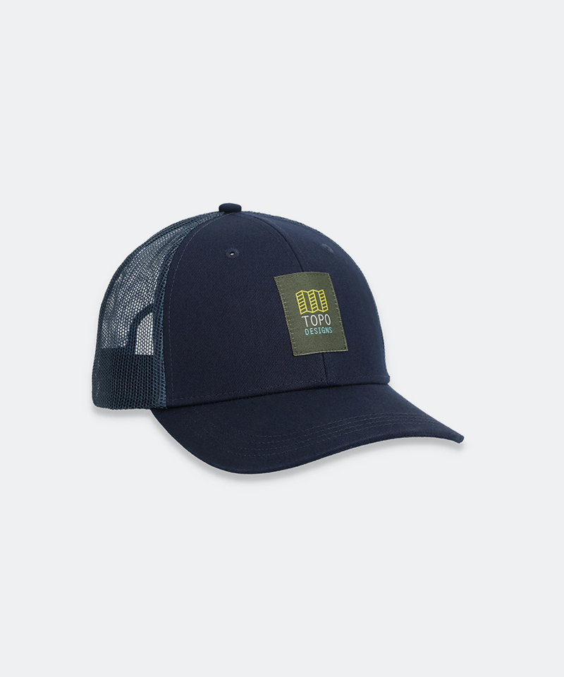 Topo Trucker Hat in Navy