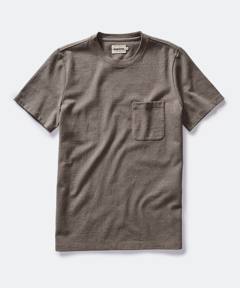 The Heavy Bag Tee in Smoked Olive