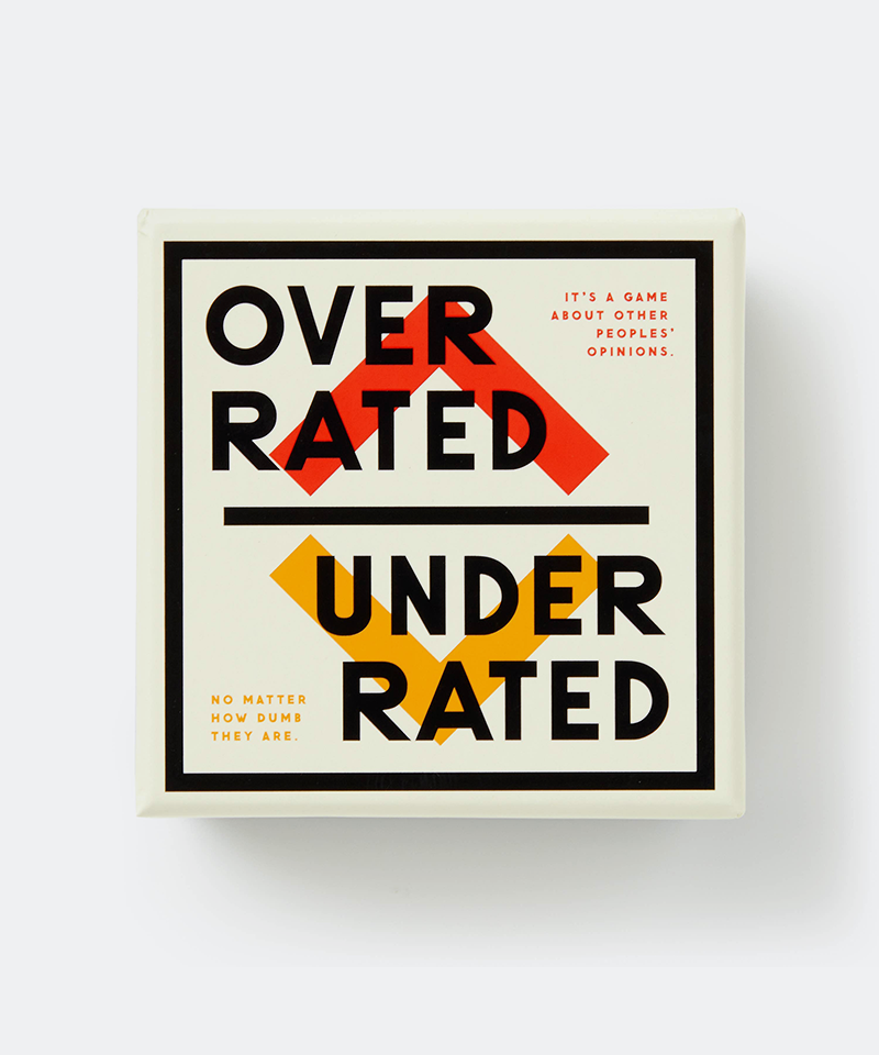 Overrated / Underrated Social Game