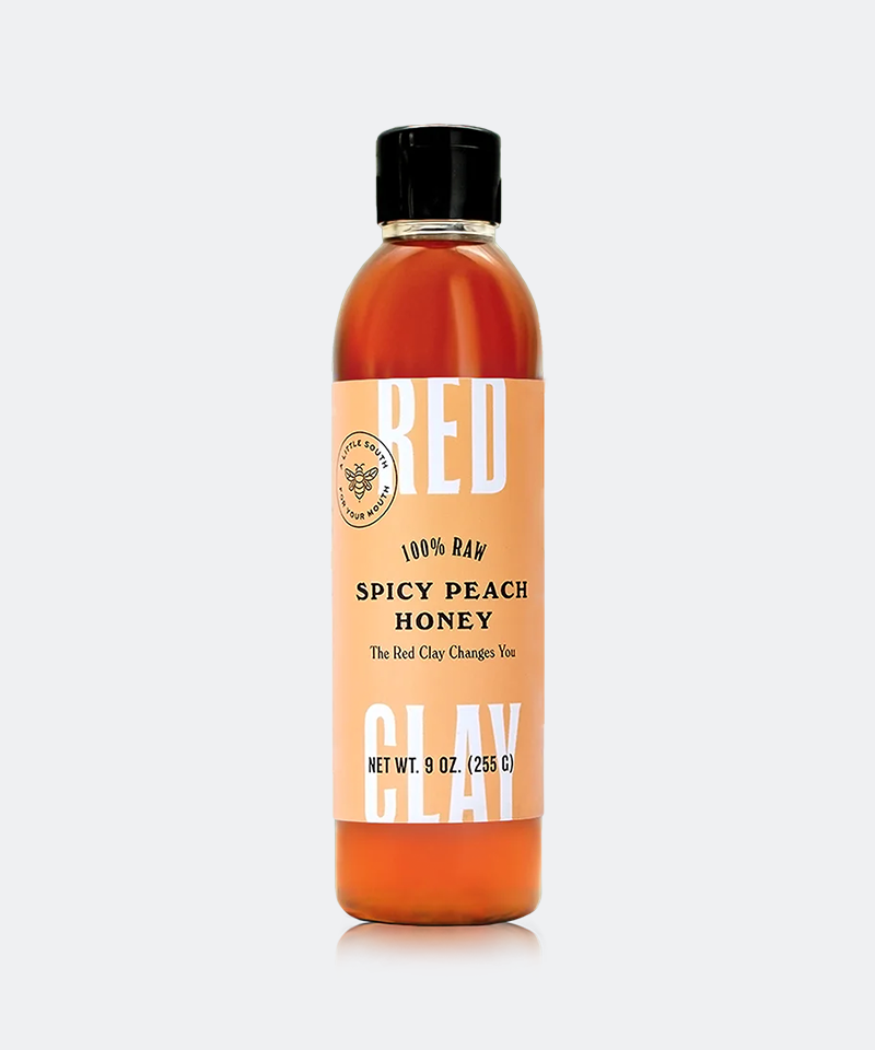 Spicy Peach Hot Honey