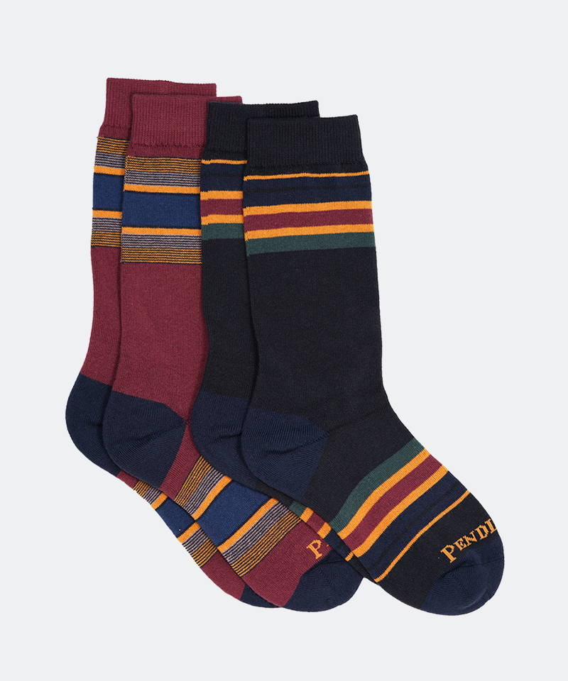 High Ridge and Oxford Cotton Crew 2-Pack