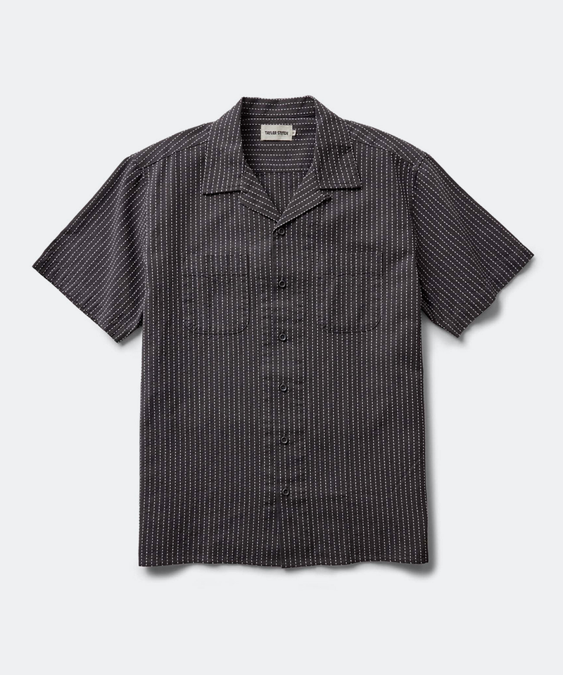 The Conrad Shirt in Pickstitch Stripe Dobby