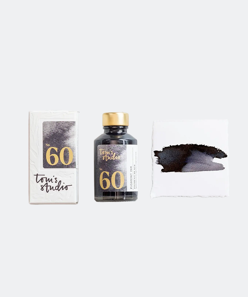 Pigment Ink Fountain Pen Ink in Pigment Black