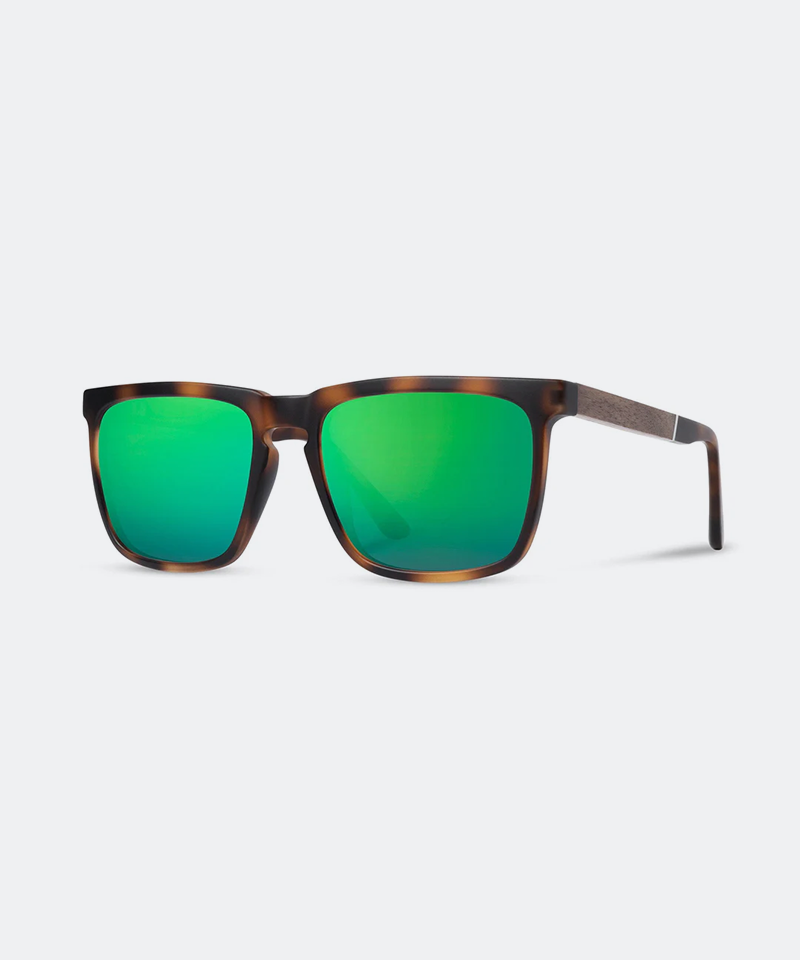 Ridge Camp Sunglasses in Matte Tortoise Walnut