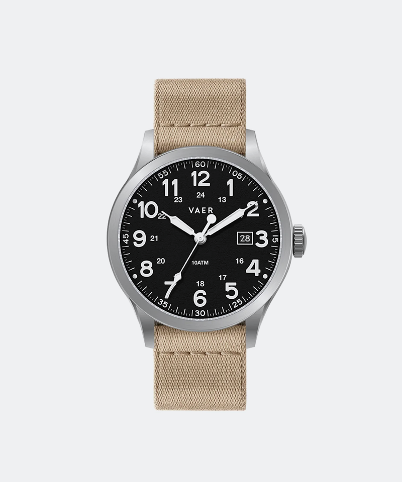 S5 Calendar Field Watch in Black