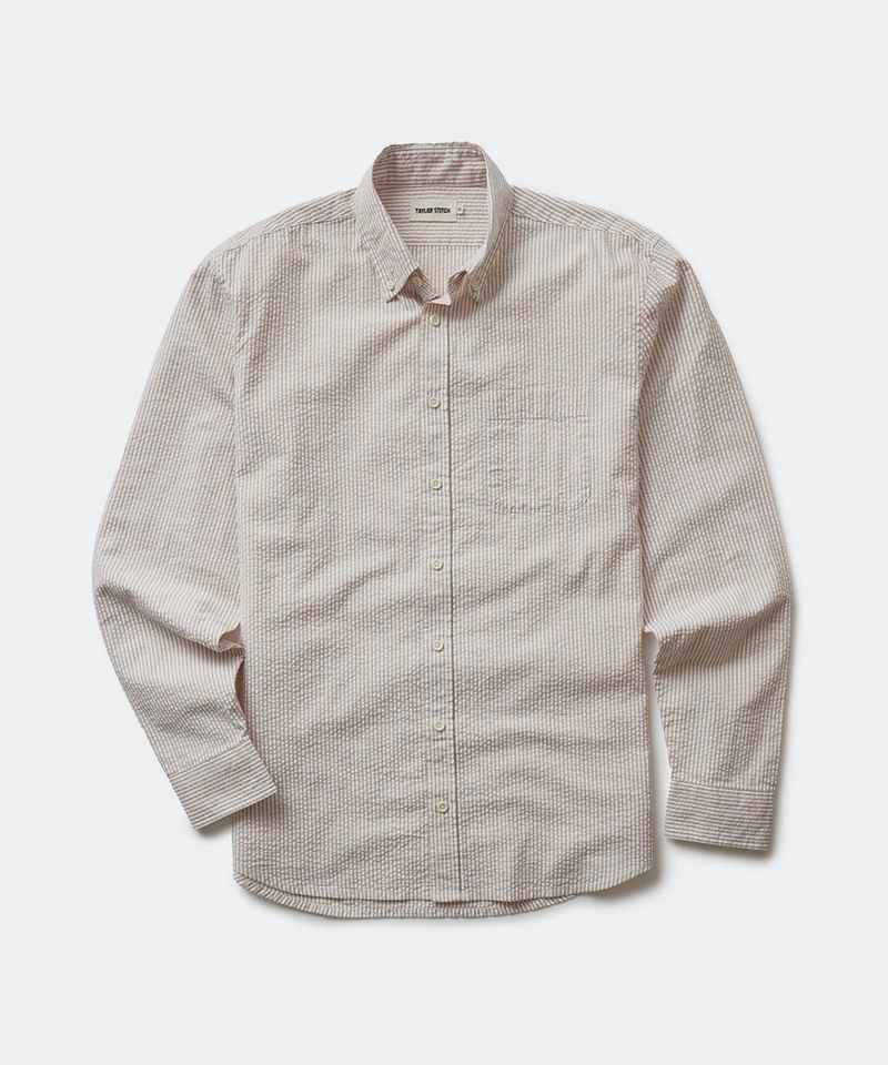The Jack in Sand Stripe Seersucker