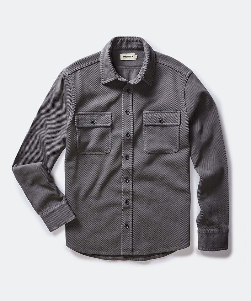 The Ledge Shirt in Shale Twill
