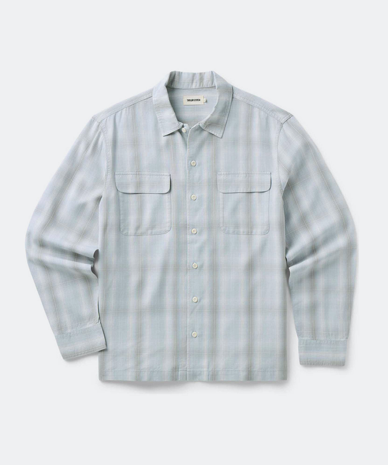 The Shore Shirt in Fog Tencel