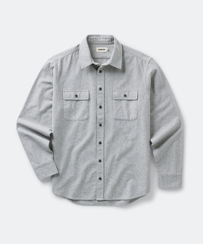 The Yosemite Shirt in Mist Donegal