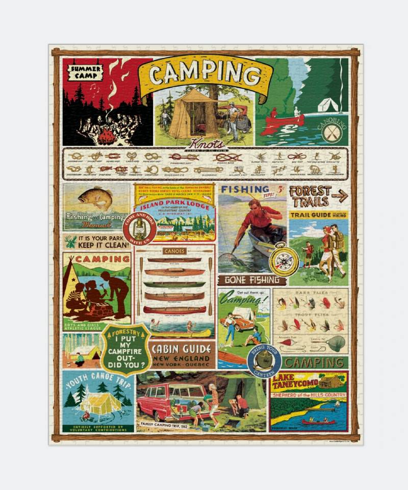 Camping Vintage Puzzle