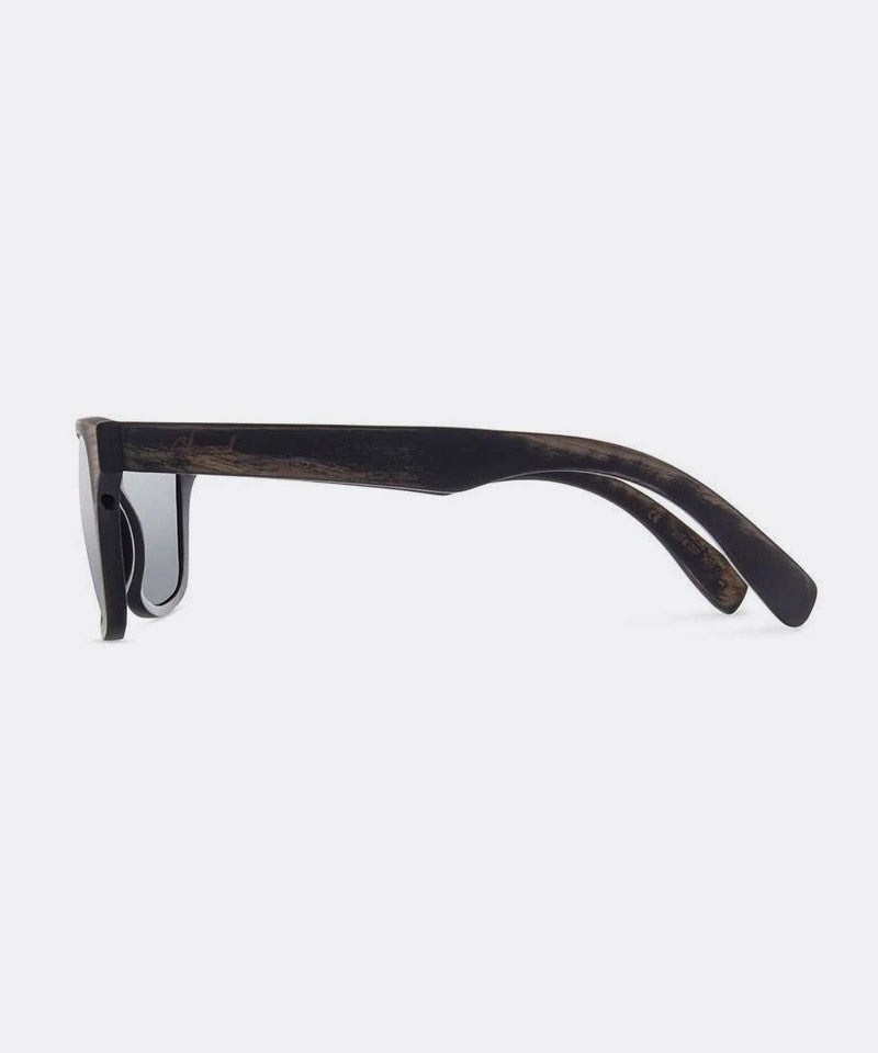 Canby Wood Sunglasses in Distressed Dark Walnut