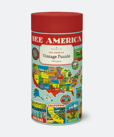 See America Vintage Puzzle