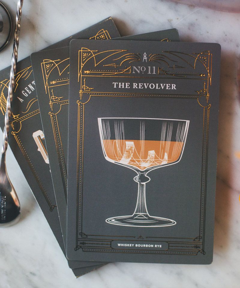 Classic Cocktails Whiskey Cards