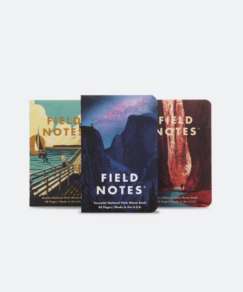 National Parks Field Notes 3-Pack Series A