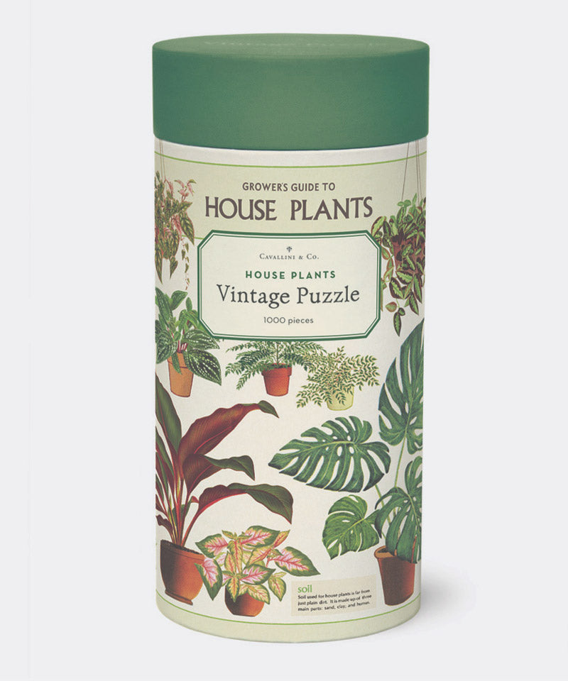 House Plants Vintage Puzzle