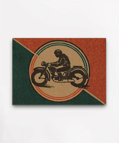 Motorcycle Postcard