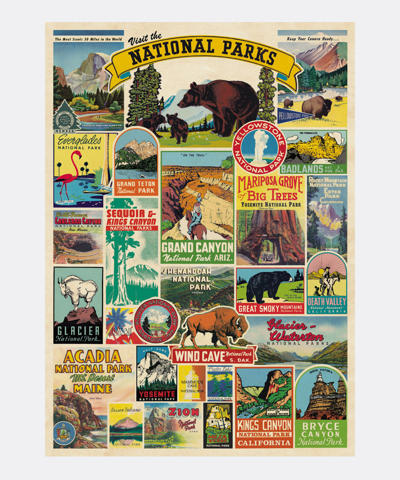 National Parks Vintage Puzzle